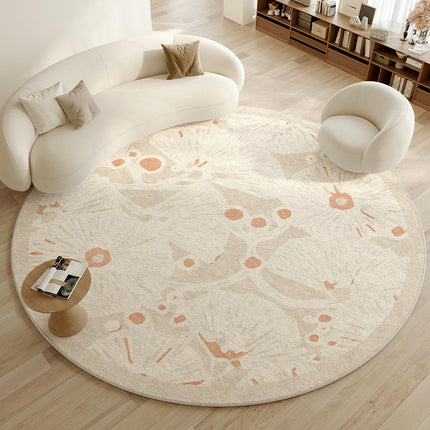 Large Round Area Rug Bohemian Rugs Machine Washable Indoor Floor Carpet
