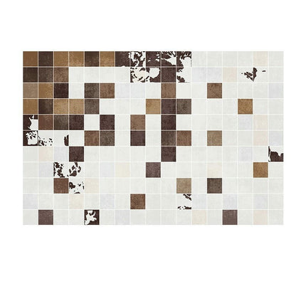 Decor Rug for Living Room Geometric Checkered Pattern Indoor Soft Carpet