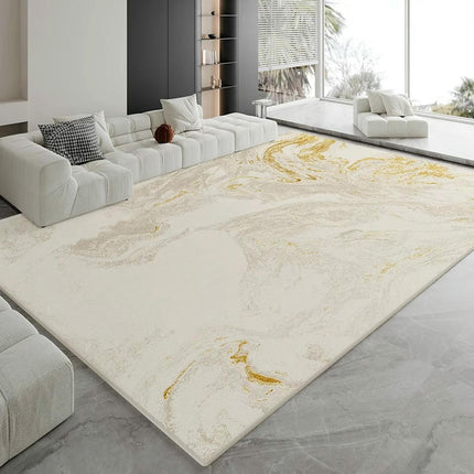 Decor Rug for Living Room Abstract Pattern Indoor Soft Carpet Modern Bedside Carpet