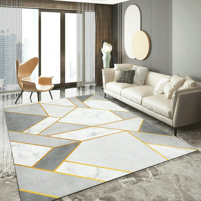 Color Modern Geometric Area Rugs Decor Rug for Living Room Abstract Indoor Soft Carpet 1