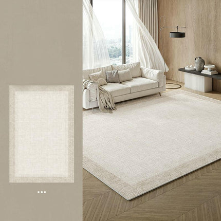 Low Pile Area Rug for Room Modern Simple Area Rug Rugs for Living Room Bedroom 1
