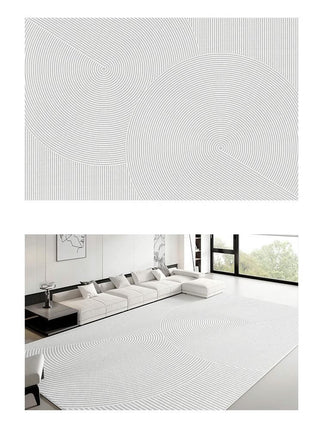 Solid Area Rug Soft Low-Pile Modern Area Rugs Non-Slip Indoor Carpet for Living Room 1