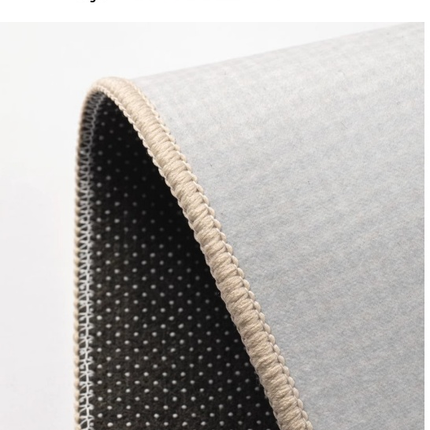 Solid Area Rug Soft Low-Pile Modern Area Rugs Non-Slip Indoor Carpet for Living Room