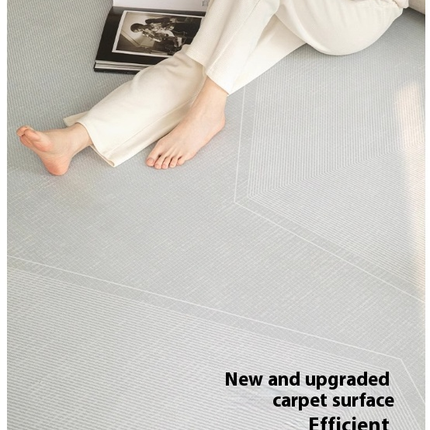 Solid Area Rug Soft Low-Pile Modern Area Rugs Non-Slip Indoor Carpet for Living Room 1