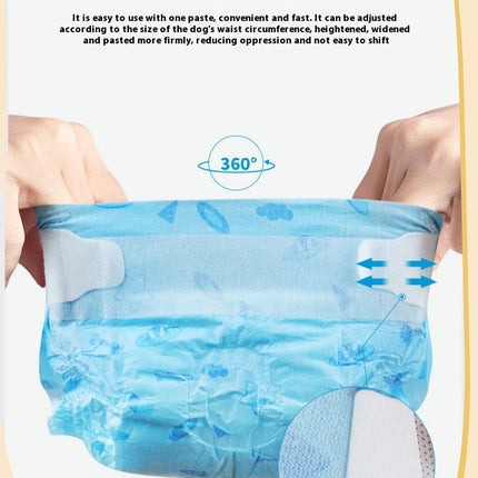 Comfort Fit Dog Diapers Disposable Female Dog Diapers Absorbent with Leak Proof Fit