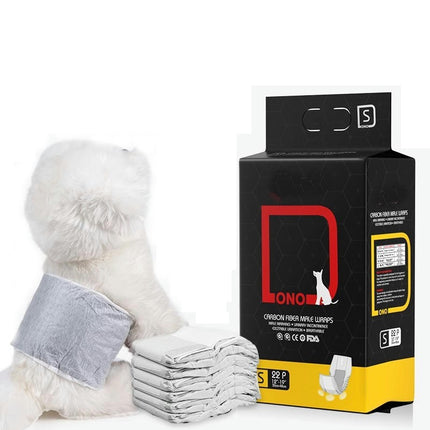 Disposable Dog Diapers Female, Super Absorbent, Breathable, With Wetness Indicator