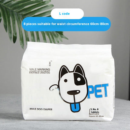 Pet Soft Dog Diapers Female - Disposable Puppy Diapers, Cat Diapers
