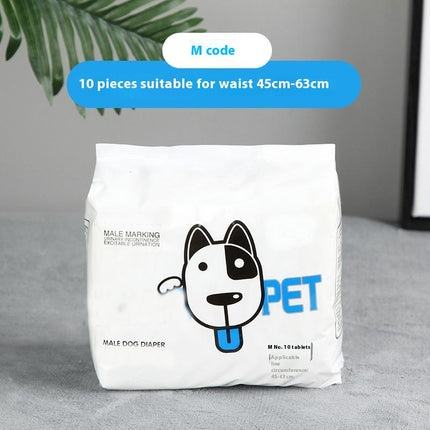 Pet Soft Dog Diapers Female - Disposable Puppy Diapers, Cat Diapers