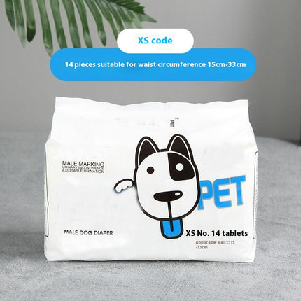 Pet Soft Dog Diapers Female - Disposable Puppy Diapers, Cat Diapers