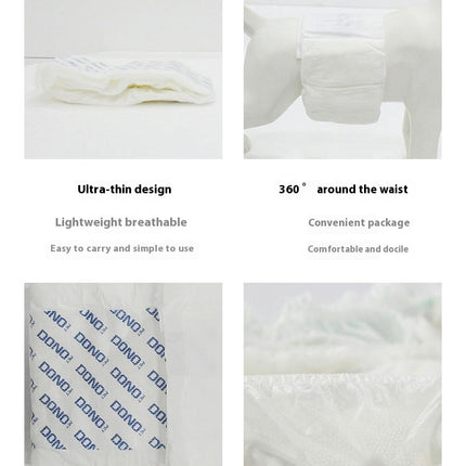 Pet Soft Dog Diapers Female - Disposable Puppy Diapers, Cat Diapers