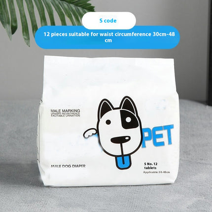 Pet Soft Dog Diapers Female - Disposable Puppy Diapers, Cat Diapers