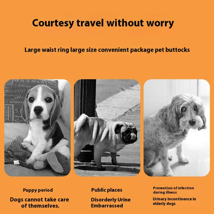 Disposable Dog Diaper Liners Booster Pads for Male and Female Dogs, 12 Comfort Dog Diapers