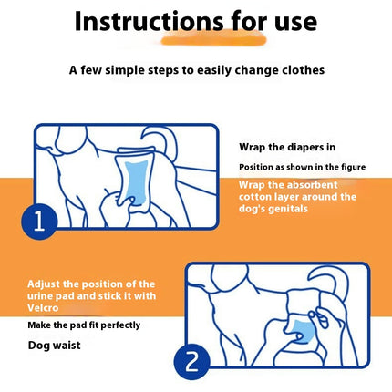 Disposable Dog Diaper Liners Booster Pads for Male and Female Dogs, 12 Comfort Dog Diapers
