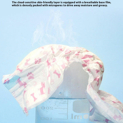 Comfortable Dog Diapers - 10 Pack Super Absorbent Disposable Dog Diapers for Dog Incontinence