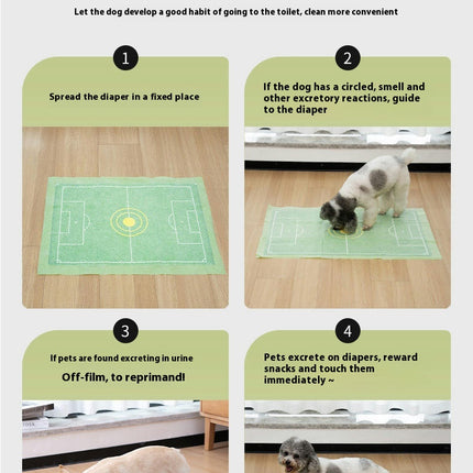 Pet Anti-Leakage Urine Pad-Football Bullseye Induced Urine Pad Dog Urine Pad