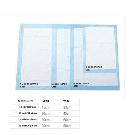 Dog Urine Pads Water Absorbent Leak-proof Quick Dry Potty Training Pads - Disposable Dog Urine Pads