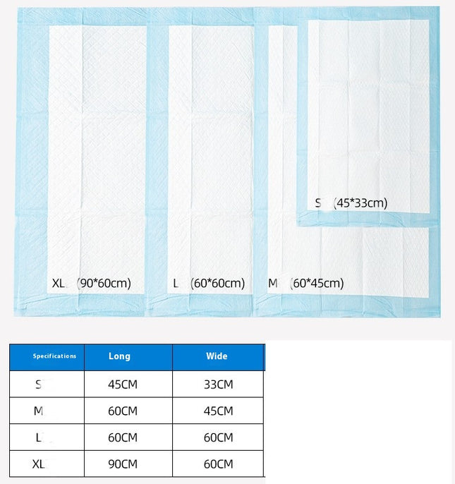 Pet Cat Cat Diarine Urine Pad-Disposable Water-Absorbing Pad Dog-Proof Urine Pad Training Pad