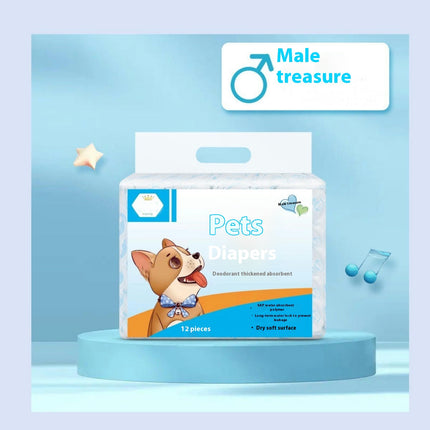 Pet Care Disposable Female Dog Diapers | Absorbent with Leak Proof Fit