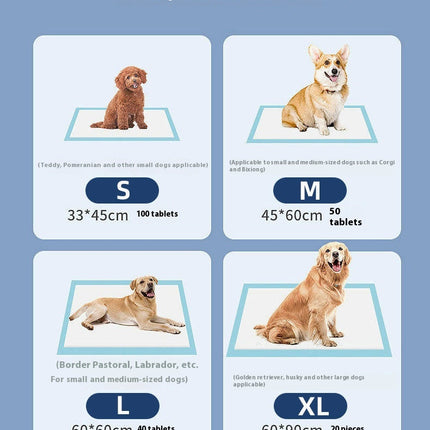 Pet Ultra Absorbent Thicker Dog Pee Pads Leak-Proof Odor-Control Puppy Training Pads