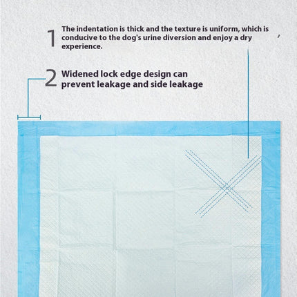 Disposable Dog Training Pads for Doggies Cats Rabbits Pups, Leak-Proof Pet Potty Pads