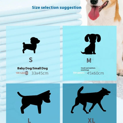 Disposable Dog Training Pads for Doggies Cats Rabbits Pups, Leak-Proof Pet Potty Pads