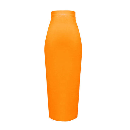 Women's High Waist Pencil Skirt Bandage Bodycon Midi Skirt
