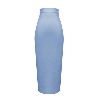 Women's High Waist Pencil Skirt Bandage Bodycon Midi Skirt