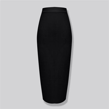 Women's High Waist Pencil Skirt Bandage Bodycon Midi Skirt