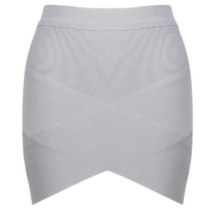 Women's Bodycon Mini Skirt High Waist Elastic Bandage Skirt