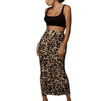 Yellow leopard print