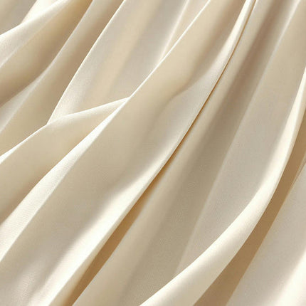 Women's Party Elastic High Waist Accordion Pleated A-Line Midi Skirt