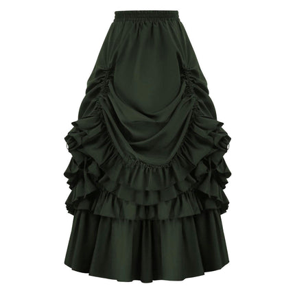 Women's Vintage Gothic Victorian Skirt Renaissance Style Skirts