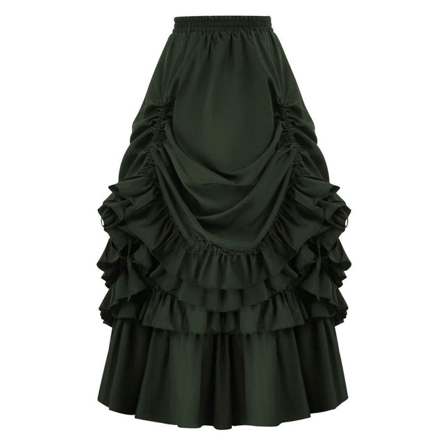 Women's Vintage Gothic Victorian Skirt Renaissance Style Skirts