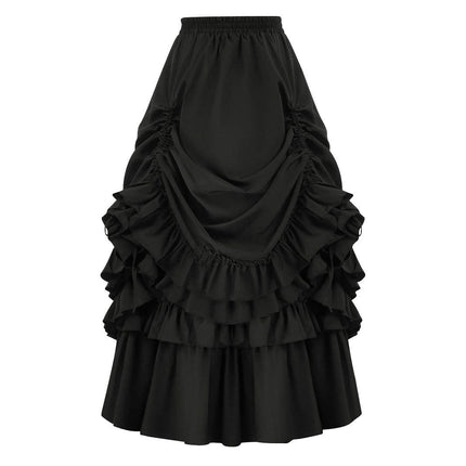 Women's Vintage Gothic Victorian Skirt Renaissance Style Skirts