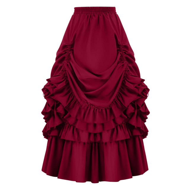 Women's Vintage Gothic Victorian Skirt Renaissance Style Skirts