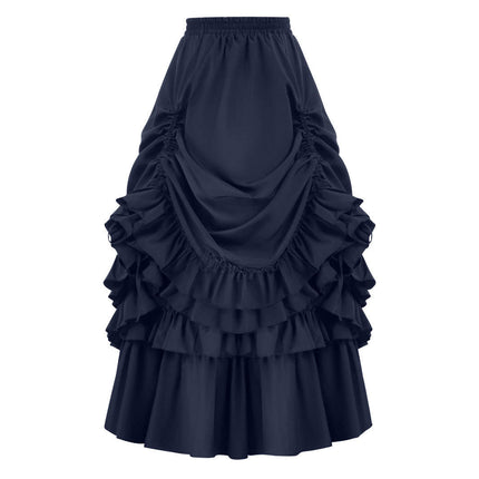 Women's Vintage Gothic Victorian Skirt Renaissance Style Skirts
