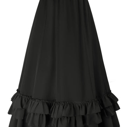 Women's Vintage Gothic Victorian Skirt Renaissance Style Skirts