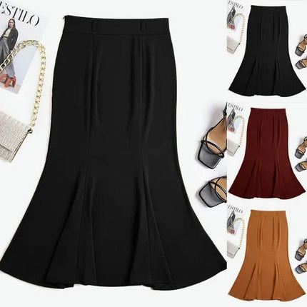 Women's Bodycon Stretchy High Waist Party Fishtail Mermaid Long Skirt