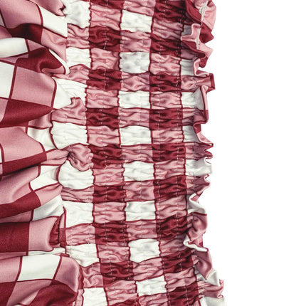 Women Bubble Skirt High Waist Ruffle Flared Mini Skirts Pleated Balloon Skirts