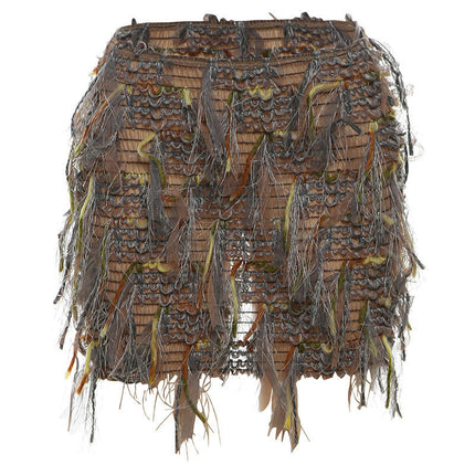 Women's Fringe Mini Skirt High Waist Bodycon A Line Short Skirt