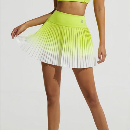 Women Pleated Tennis Skirt with Pocket Pleated Golf Skirt Workout Running Athletic Skort