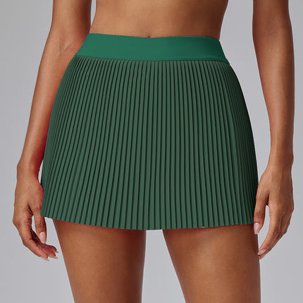 Women Pleated Tennis Skirt with Pockets High Waisted Lightweight Athletic Golf Skorts Skirts