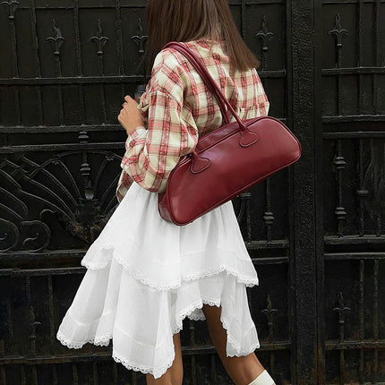 Womens Flowy Lace Trim Ruffle Layered Skirt High Waist Mini Skirt