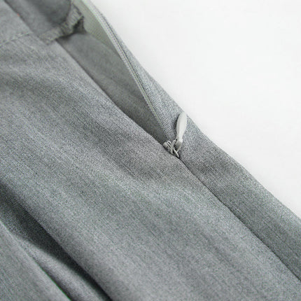 Women's High Waisted Casual Maxi Skirt A-Line Flowy Pleated Long Skirt