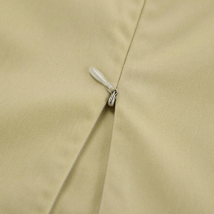 Women High Waisted Skirt Trendy Summer Casual Pocket Long Pencil Skirts with Slit