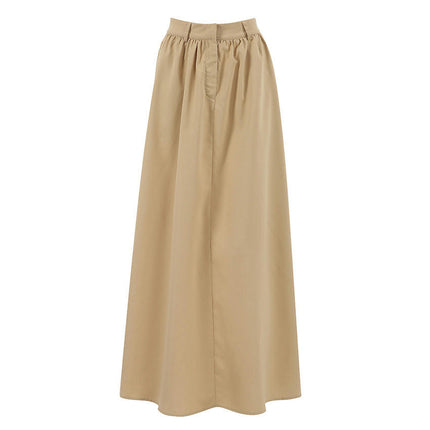 Maxi Skirts for Women Casual High Waisted A Line Flowy Long Skirt