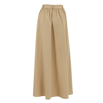 Maxi Skirts for Women Casual High Waisted A Line Flowy Long Skirt