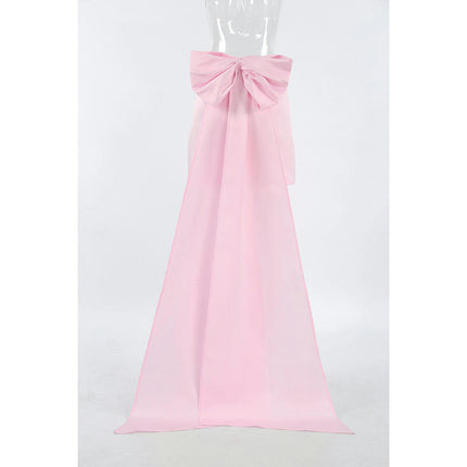 Women's Mini Skirts High Waisted Bodycon Summer Bow Back Short Skirt