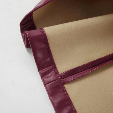 Womens Faux Leather Short Skirt High Waist A Line Pencil Sexy Mini Skirt