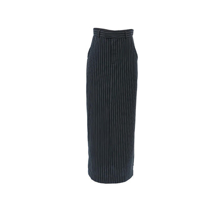 Women High Waisted Maxi Skirt Trendy Slim Casual Long Skirts with Slit